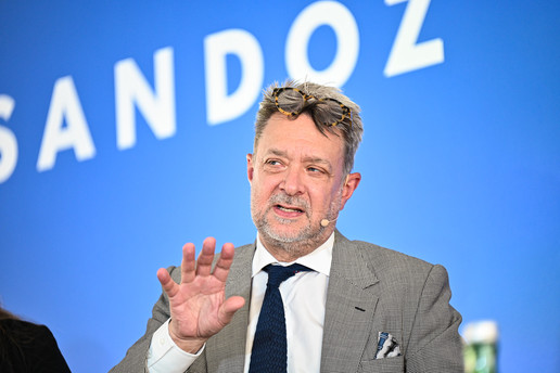 Richard Saynor auf der Bühne