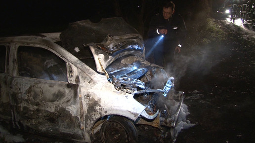 Brand Botenauto Tecklenburg2 NWM-TV