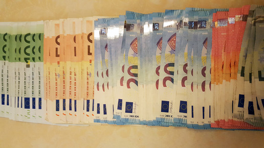 geld scheine bahn aa