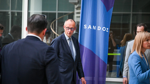 Friedrich Merz zu Besuch bei Hexal/Sandoz