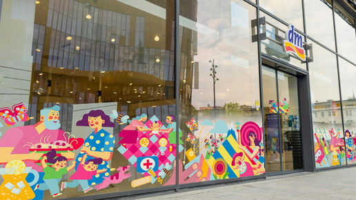 dm-Filiale von außen