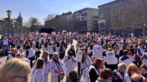 Eindrücke vom Apothekenprotest in Hannover