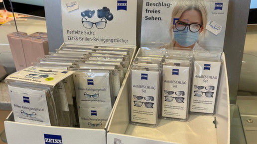 Zeiss bringt Antibeschlag-Spray für Brillen