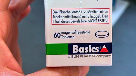 Eine Packung eines Basics Medikament