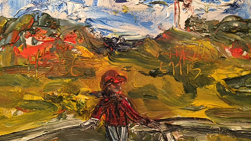 Dornbusch mit Leuchtturm