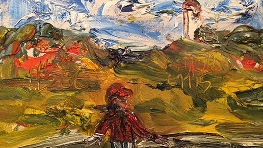 Dornbusch mit Leuchtturm