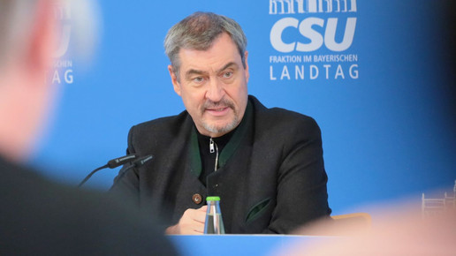 Markus Söder spricht auf einer CSU-Veranstaltung