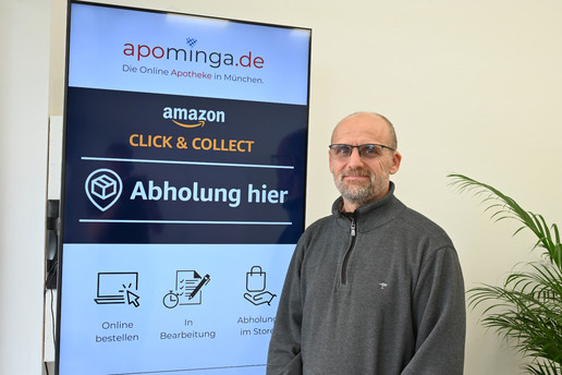 Michael Grintz vor Terminal