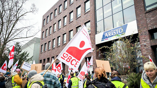 Streik bei Aristo in Berlin