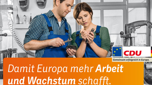 Europawahl Plakat CDU1