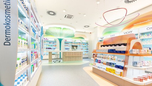 die dm-Apotheke in Tschechien von innen