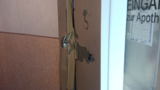 einbruch tuer alte apo gohlies