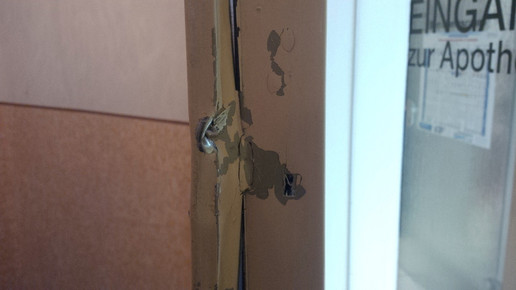 einbruch tuer alte apo gohlies