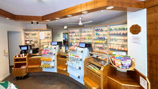 St. Laurentius-Apotheke in Bubach-Calmesweiler von innen