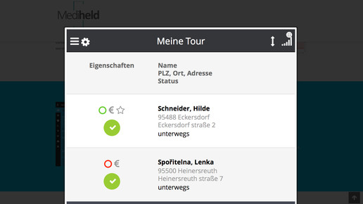 mediheld fahreransicht groupxs