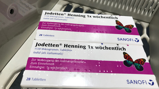 Vitamin B 12 schlägt Jod