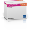 Packung von Pregabalin Micro Labs. Eine weitere Zulassung + neue PZN sichern Versorgung. Präparate beider Portfolios sind in Wirkstärke, Darreichungsform, Packungsgröße, Verpackung und Bezeichnung vollständig identisch.  