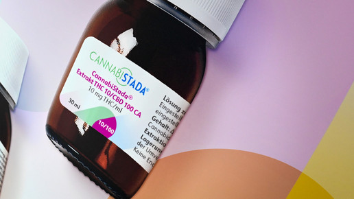 Flasche von Cannabistada