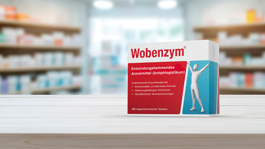 Wobenzym-Packung im neuen Design