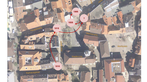 Stadtplanauszug Luftbild 24 Stadt-Apotheke