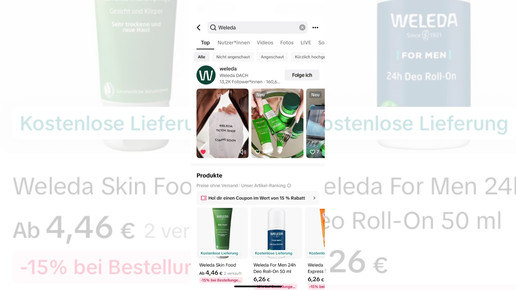 TikTok: Friseurladen tarnt sich als Weleda