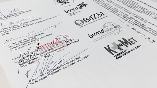 unterschriften memorandum bvmd