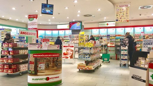 Pluspunk Apotheke Essen Innenansicht Pluspunkt Apotheken