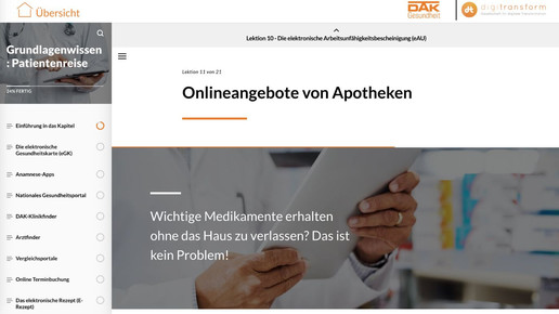 „Digital.kompetent“: DAK rät zu Versandapotheken