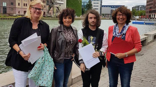 pka-abschluss Annette Heitmann Alexandra Saimeh Vitali Litau Eva Kueper. akwl