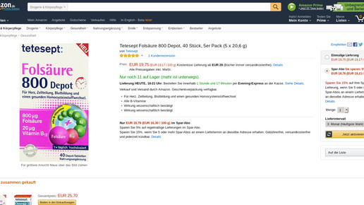 160519 tetesept folsaeure amazon screenshot