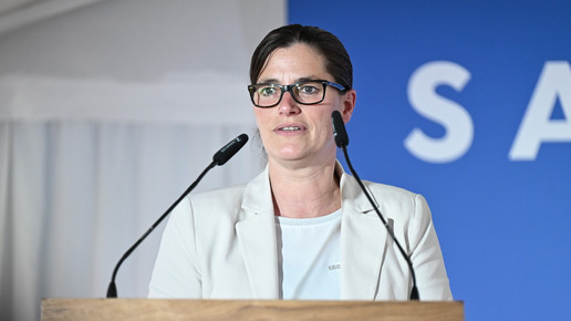 Stephanie Jedner auf der Bühne