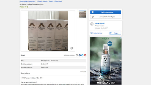 ebay galderma patrik steffan actinica scs