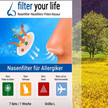 filter your life Nasenfilter – Innovative Hilfe für Allergiker