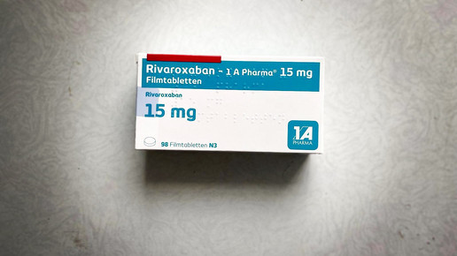 Eine Packung Rivaroxaban. Mehr dazu im Artikel.