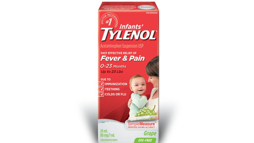 usa paracetamol tylenol drops jj