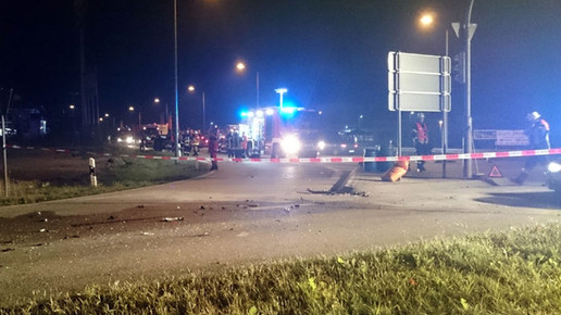 Unfall ABC Freiwillige Feuerwehr Feucht