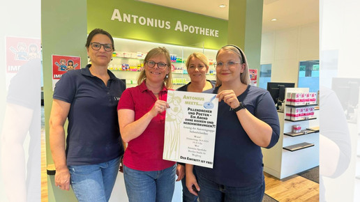 „Antonius meets“: Veranstaltungsort Apotheke