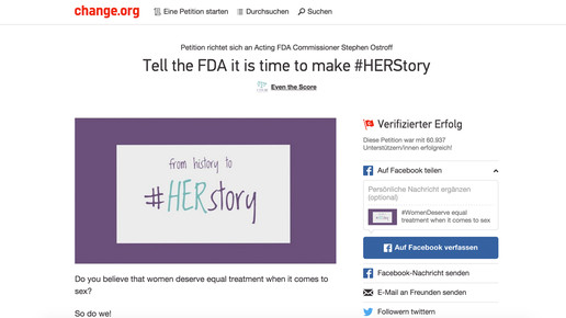 change petition screenshot