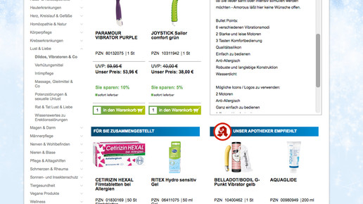 sanicare sextoys8 empfehlung ceterizin scs