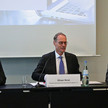 Dr. Kai Joachimsen, Oliver Kirst und Hermann Hofmann während der Pressekonferenz