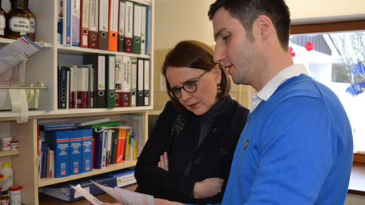 Widmann-Mauz in der Apotheke