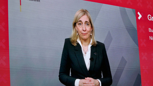 Nina Warken spricht in einer Videobotschaft