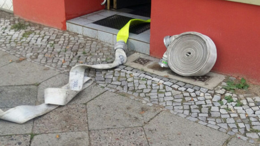 apo ueberflutet abpumpen aa