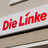 Schriftzug "Die Linke" an der Fassade der Parteizentrale