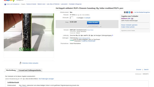 jod2 ebay screenshot