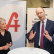 Ulrike Mursch-Edlmayr und Hans Aubauer bei der Präsentation des Telemedizin-Prokjekts