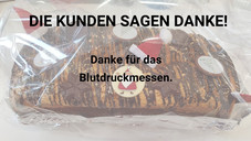 Danke für das Blutdruckmessen
