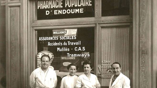 1953 Marseille France vintage-pharmacy