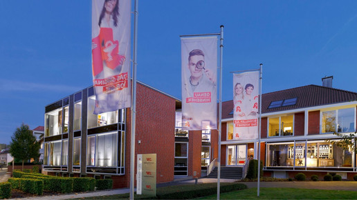 Apothekerhaus in Münster beleuchtet