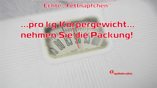 diaet sprueche pro kg Koerpergewicht